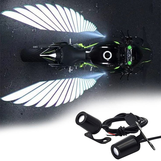 Motorcycle universal Angel Wings Led Projector Light For All Bikes
