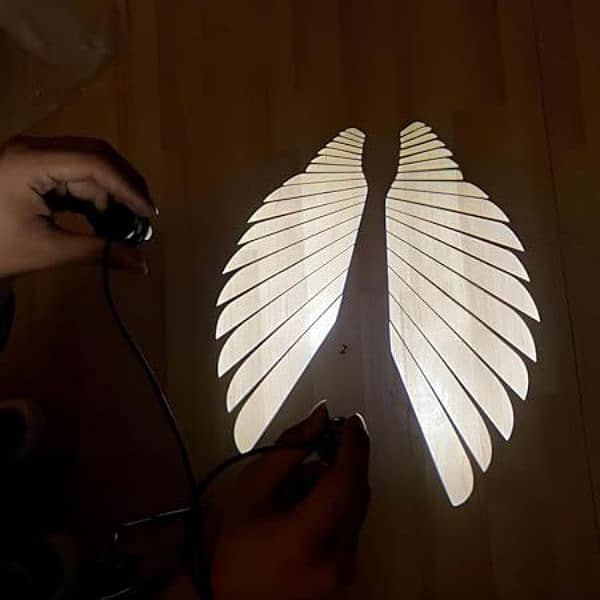 Motorcycle universal Angel Wings Led Projector Light For All Bikes